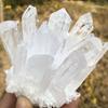 ZTBH Natural White Quartz Crystal Cluster, Meditation and Home Decor (750–800 g) view 3