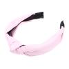Minkissy Leather Knotted Headband with Cross Knot view 1