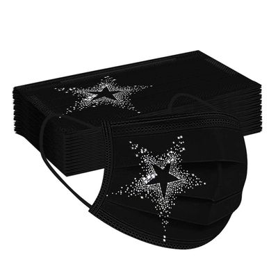 MEIYOUMK 50-Pack Adult Face Coverings, Floral Pattern, 3-Layer Breathable Multifunctional Neck Gaiter