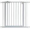 Stair Safety Gate, White, No-Drill, Auto-Close, 81–92 cm view 1