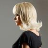 Chtom Women's Light Golden Anti-Warp Short Curly Wig, 36 cm view 4