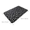 VILLCASE Pet Dog Cat Paw Fleece Blanket (Black) view 2