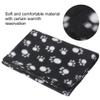 VILLCASE Pet Dog Cat Paw Fleece Blanket (Black) view 3