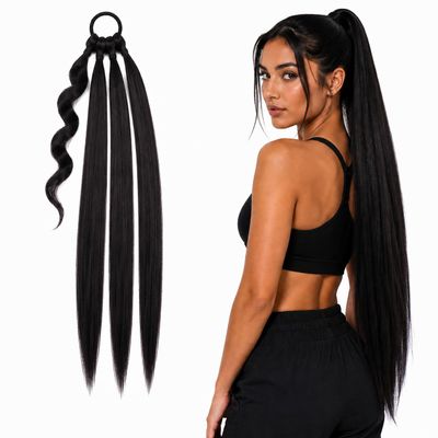 CAISHA 75 cm Hair Extensions Hairpiece Dark Brown-Black HEZ103