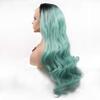 Chtom Fashion Wild Natural Creative Ideas Half-Crochet Lace Front Synthetic Wig (66 in.) view 4