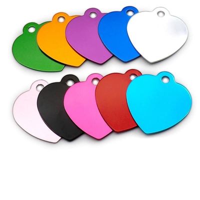 Engraved Dog Tags, 100 Pieces, Personalized Pet ID Tags