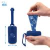 Best Pet Supplies Dog Waste Bag Holder with Leash Attachment, Reusable, for Travel, Walking, Park, Outdoor, Durable, with Clip, Royal Blue, 2 Pack view 3
