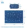 Best Pet Supplies Dog Waste Bag Holder with Leash Attachment, Reusable, for Travel, Walking, Park, Outdoor, Durable, with Clip, Royal Blue, 2 Pack view 4