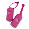 Best Pet Supplies Reusable Dog Waste Bag Holders for Leashes, Fuchsia, 2-Pack view 1