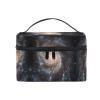 Space Galaxy Black Star Makeup Bag Organizer view 1