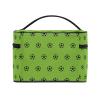 Football Green Makeup Bag Organizer with Zipper view 4