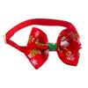 Adjustable Christmas Collar for Dogs and Cats with Bow view 1