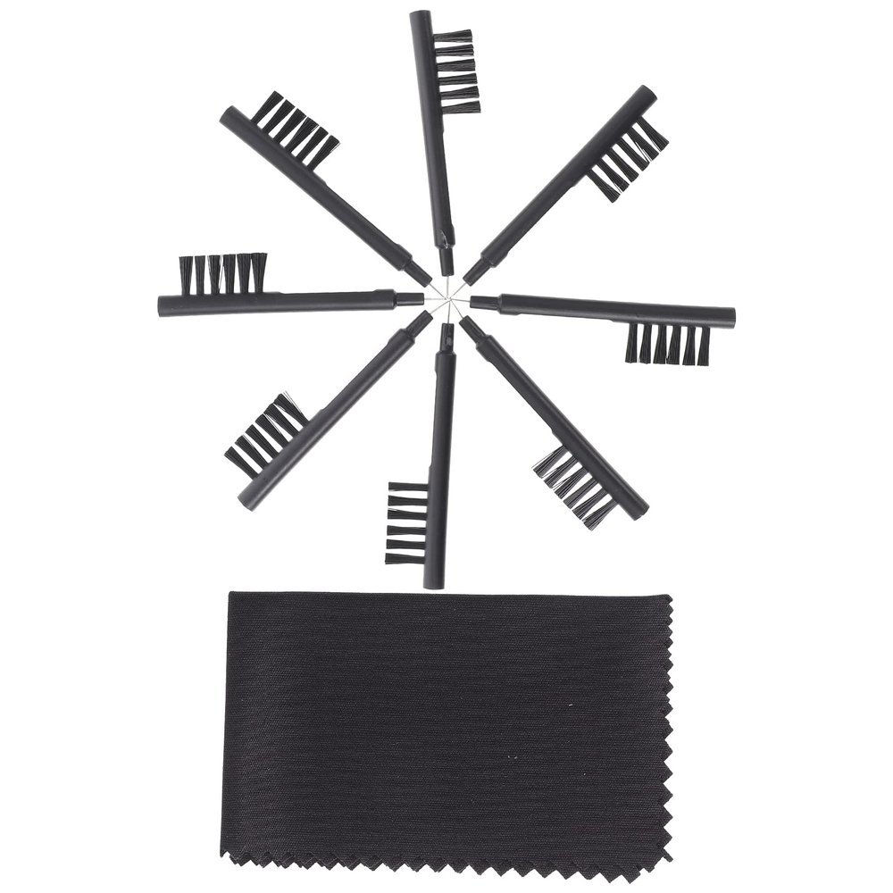 1-Set Hearing Aid Cleaning Brush Kit with Magnet and Cloth