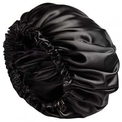 Danlai Adjustable Double-Layer Satin Bonnet for Sleeping