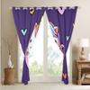 Teacup Unicorn Curtains, Cute Dreamy Horse Window Treatment for Kids, Kawaii Rainbow Unicorn Curtains, 46" x 54" view 4