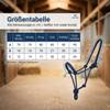 ARBO-INOX Rope Halter for Horses, Soft Comfort for Everyday Use, Lunging and Training, Polyester, Bordeaux/Navy/Dark Green view 2