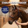 ARBO-INOX Rope Halter for Horses, Soft Comfort for Everyday Use, Lunging and Training, Polyester, Bordeaux/Navy/Dark Green view 4