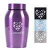 Purple Medium Pet Urn for Dog and Cat Ashes view 1