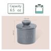 WRLRUILIAN Ceramic Butter Dish with Lid, Color A view 2