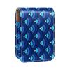 Fish Scale Print Lipstick Case with Mirror, Portable Makeup Organizer, Multicolor, 9.5 x 2 x 7 cm view 1