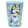 Stor Reusable BPA-Free Plastic Kids' Cup, 260 ml | Bluey, Blue view 1