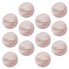 Lurrose 12-Piece Makeup Puffs, Rounded Powder Sponges, Pink view 1