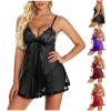 Blingko Women's Sexy Babydoll Negligee with Spaghetti Straps view 2