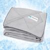 PetAmi Cooling Dog Blanket, Reversible Plush Pet Throw, 40 x 60 cm, Light Gray view 1