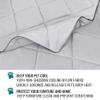 PetAmi Cooling Dog Blanket, Reversible Plush Pet Throw, 40 x 60 cm, Light Gray view 4