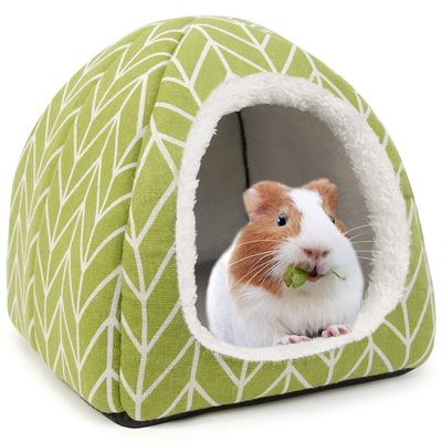 Tierecare Small Animal Hideout Bed, Green