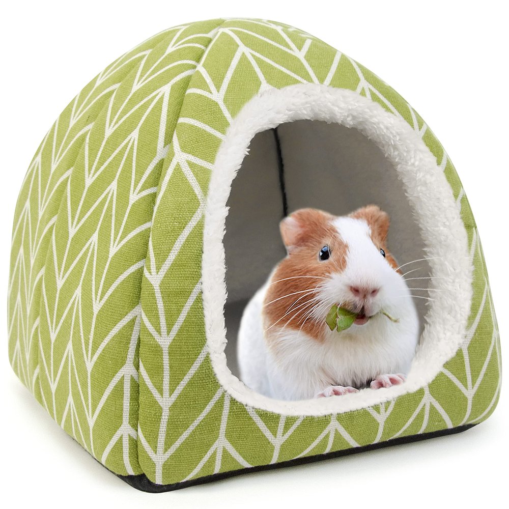 Tierecare Small Animal Hideout Bed, Green