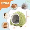 Tierecare Small Animal Hideout Bed, Green view 2