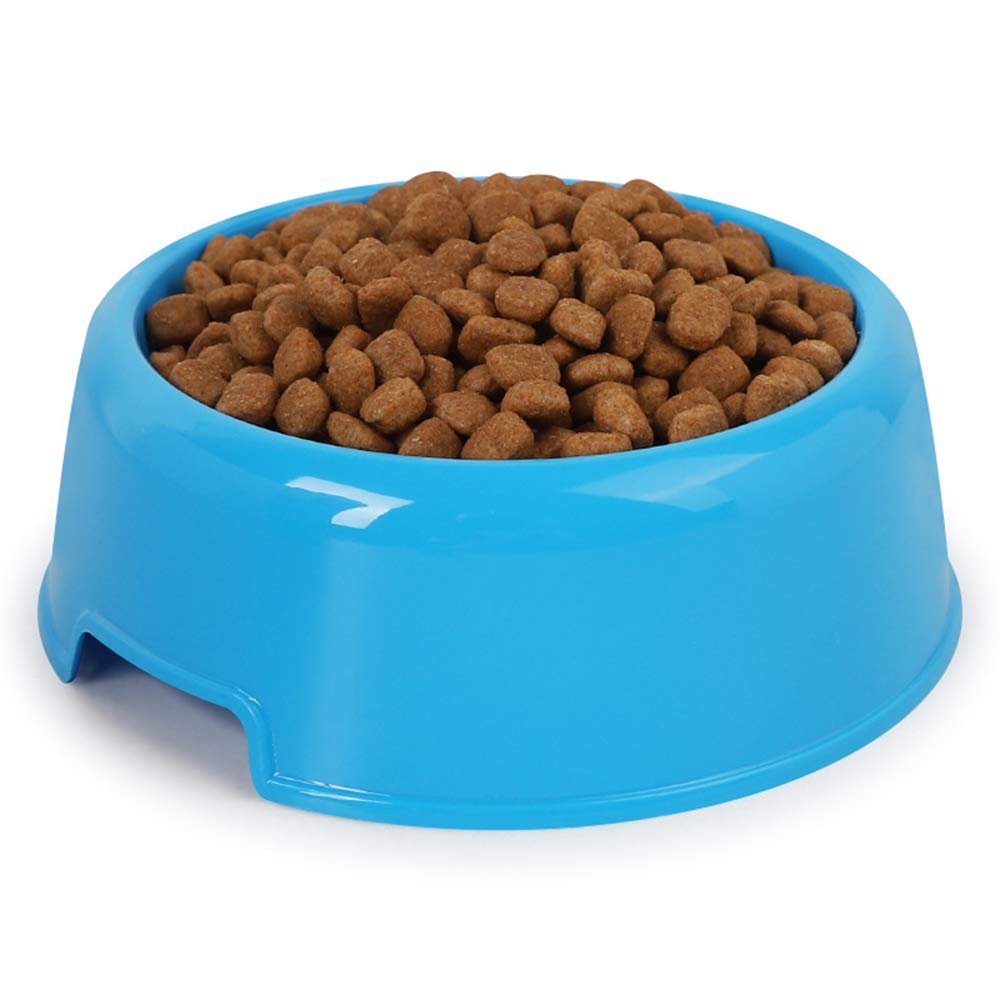 U-M Cat Bowl, Round, Reusable, Plastic, Indoor and Outdoor, Blue