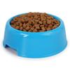 U-M Cat Bowl, Round, Reusable, Plastic, Indoor and Outdoor, Blue view 1