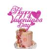 Gold Glitter "Happy Valentine's Day" Cake Topper view 3