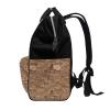 LDIYEU Retro Floral Japanese-Style Diaper Bag Travel Backpack view 4