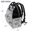 LDIYEU Rocket Universe Spaceship Cartoon Diaper Bag Travel Backpack view 2