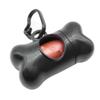 Bone-Shaped Dog Waste Bag Dispenser, Black view 1