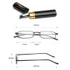 Hubeye 3-Pack Slim Reading Glasses for Men and Women, Blue-Light Blocking, Spring Hinges, Clip Case, +3.00 view 2