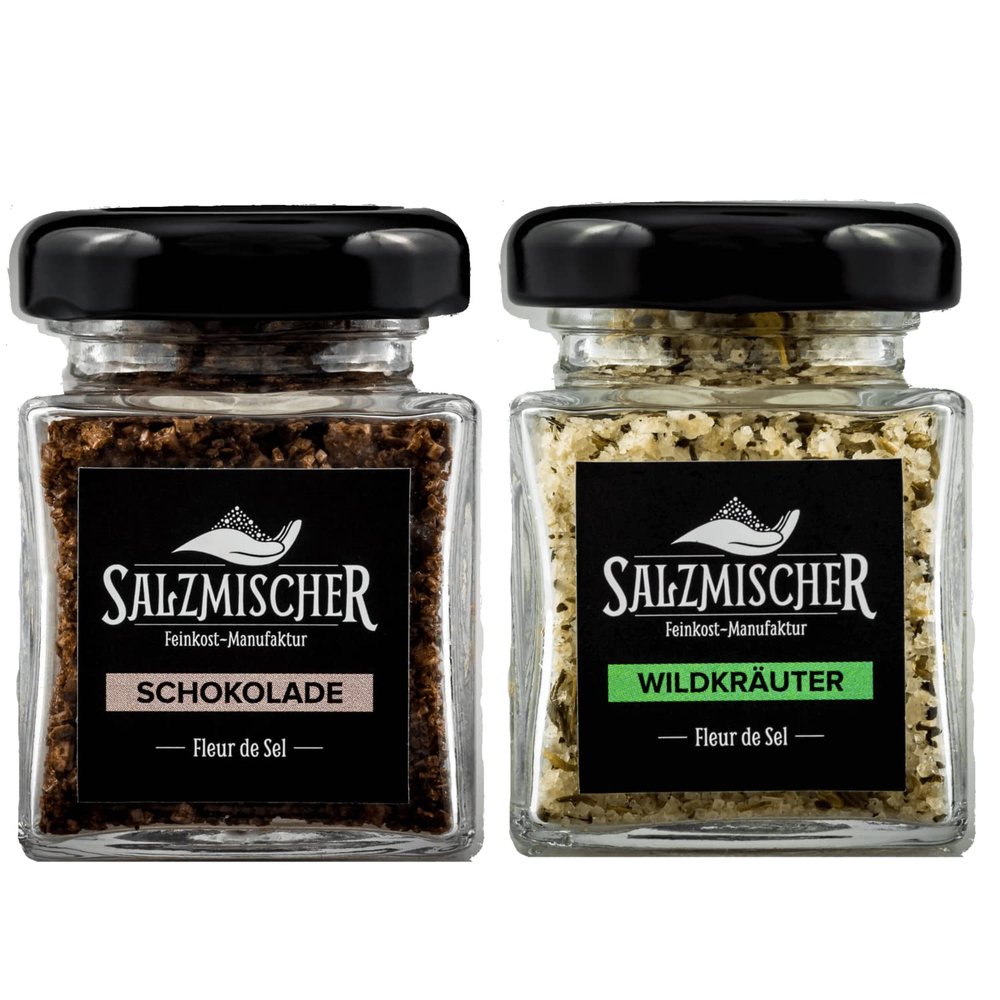 Premium Gift Set with Chocolate and Wild Herb Fleur de Sel
