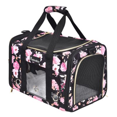 Petmolico Soft-Sided Cat Carrier, Airline-Approved, Pink