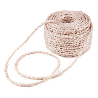 Natural Sisal Rope for Cat Scratching Posts, Repair and DIY Projects