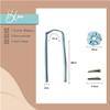 Heatless Curling Rod Headband Set, Blue view 2
