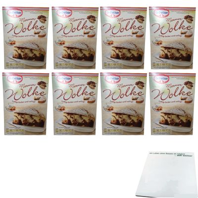 usy Bundle: Dr. Oetker Marble Cloud Cake Mix, 8-Pack (8 x 455 g) + usy Block