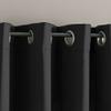 GNC ELEGANCE Blackout Curtains with Grommets, 2-Pack, Black view 3