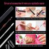 600 Long Coffin Nail Tips, FITDON Full-Cover Ballerina Clear Acrylic False Nails view 3