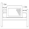 Safetots Gray Bed Rail, 90 x 40 cm, for Toddlers view 4