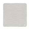 LÄSSIG GOTS-Certified Soft Interlock Baby Blanket, 80 x 80 cm, Striped Gray/Anthracite view 2