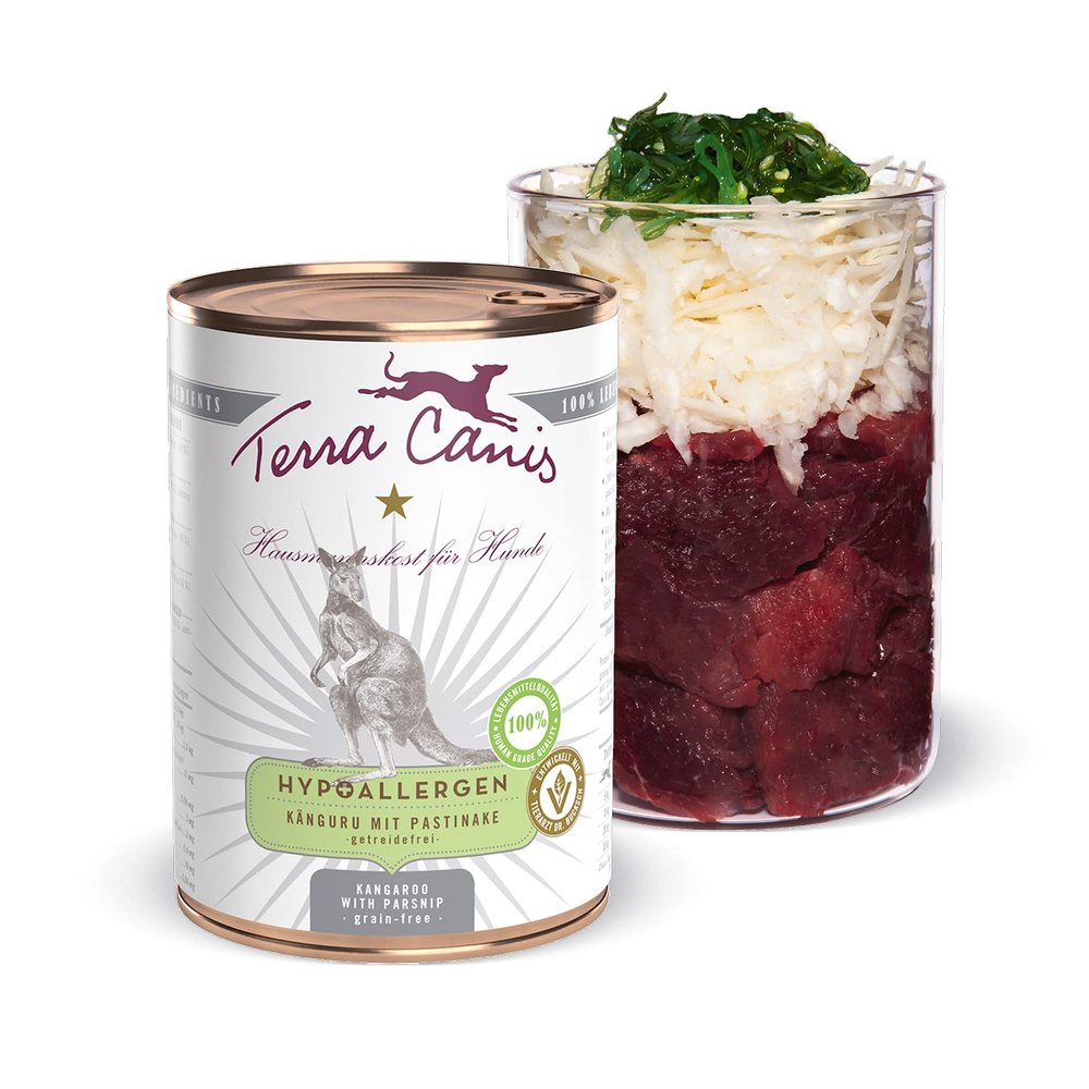 Terra Canis Kangaroo with Parsnip - Hypoallergenic Wet Dog Food, 400g