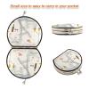 Vnurnrn Romantic Tower Compact Makeup Mirror for Handbags, Foldable Travel Pocket Mirror view 3